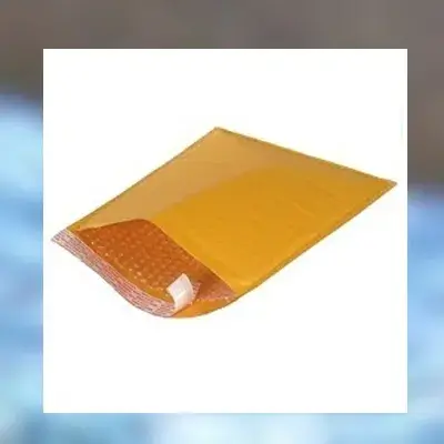 Plain White Kraft Paper Bubble Mailer